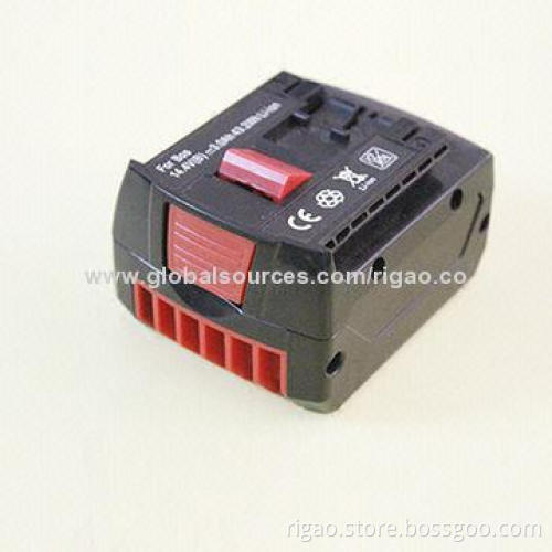 Quality guarantee 14.4V Li-ion power tool battery with 3,000mAh capacity for Bosch BAT607